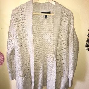 Ivory chunky cardigan